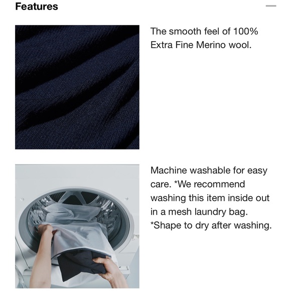 Uniqlo MERINO RIBBED TURTLENECK SWEATER - Picture 2 of 4